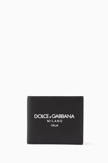 DG Logo Bi-fold Wallet in Leather
