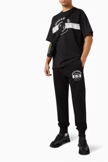DG Logo-print T-shirt in Cotton-interlock