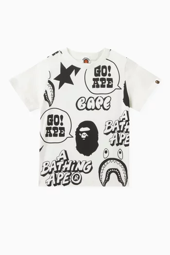Graffiti Loose-fit T-shirt in Cotton-jersey