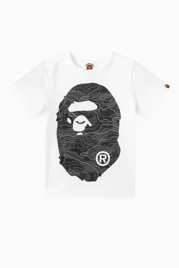 Camo Ape Head T-shirt in Cotton-jersey