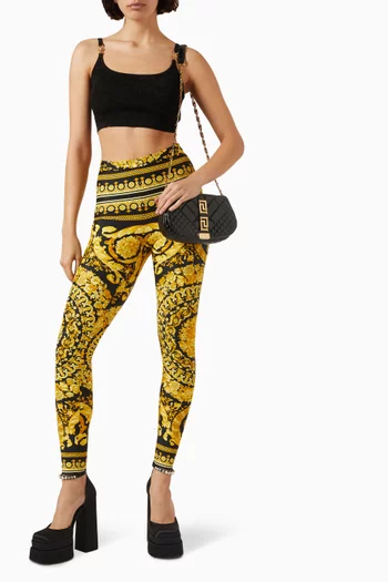 Barocco-print Leggings