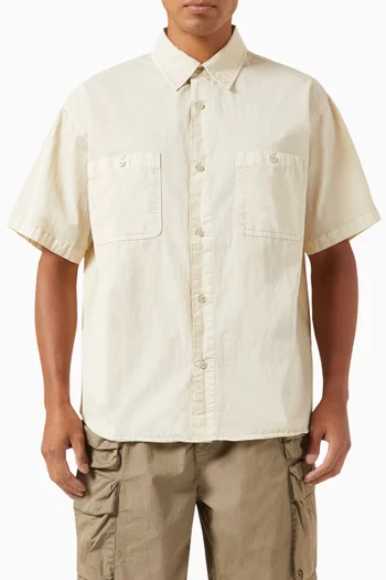 Washed Apollo Shirt in Cotton