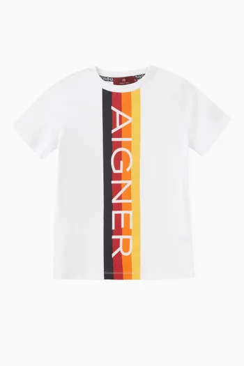 Logo-print T-shirt in Cotton