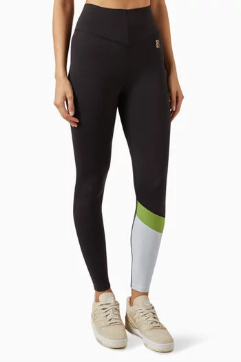 Sprint Time Leggings in Stretch Technical Fabric