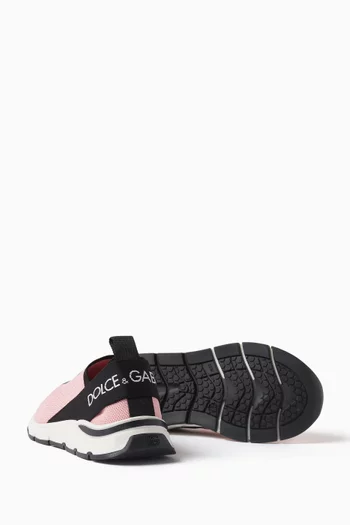 Logo Sneakers in Knit Mesh