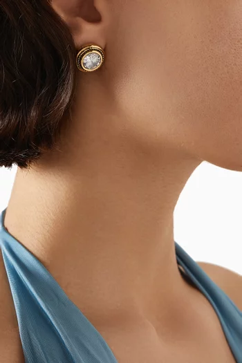 Esme Earrings in Gold-plated Brass