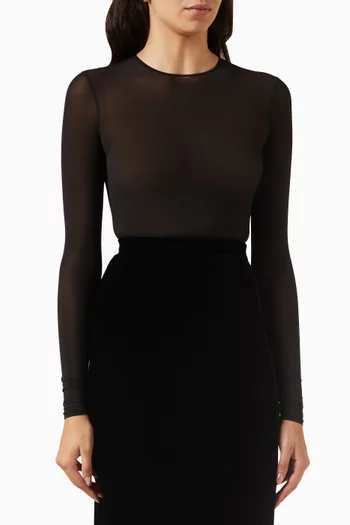 Evening Bodysuit in Stretch-viscose