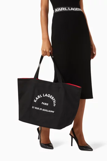 حقيبة يد بطبعة Rue St Guillaume قنب