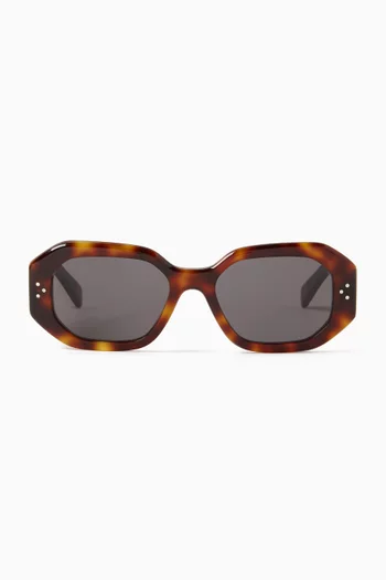 Rectangle Sunglasses in Acetate