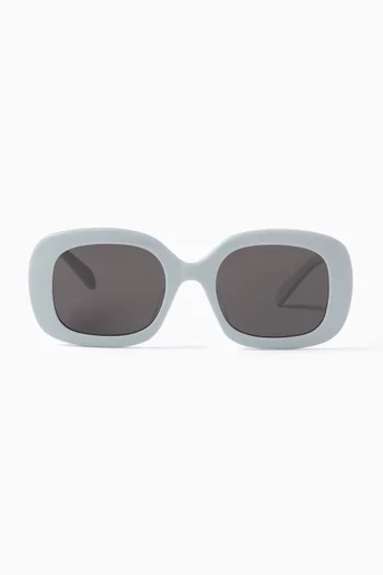 نظارة شمسية 10 بشعار الماركة أسيتات