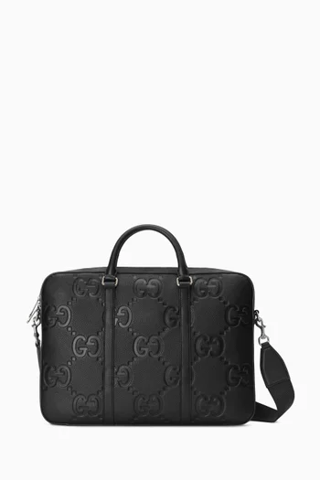 Briefcase in Jumbo GG Leather