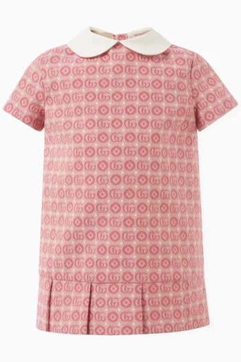 Logo-print Dress in Cotton