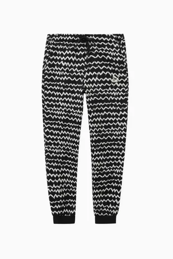 All-over Print Sweatpants in Cotton
