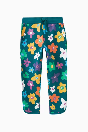 Floral Trackpants in Jersey