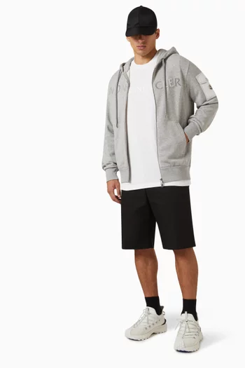 Zip-up Sweatshirt in Cotton Blend