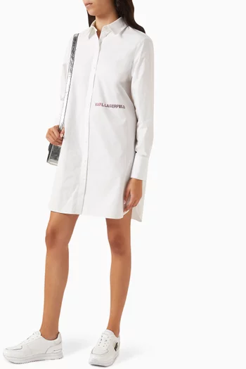 Ikonik Logo-embellished Tunic in Cotton