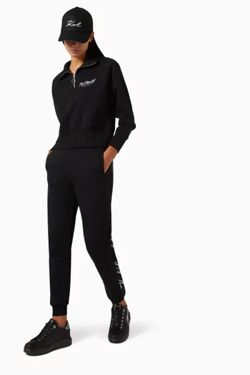 Hotel Karl Half-zip Sweatshirt in Cotton-jersey