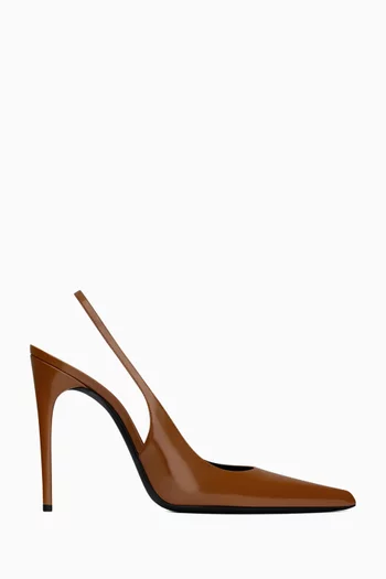 Vendome 110 Slingback Pumps in Leather