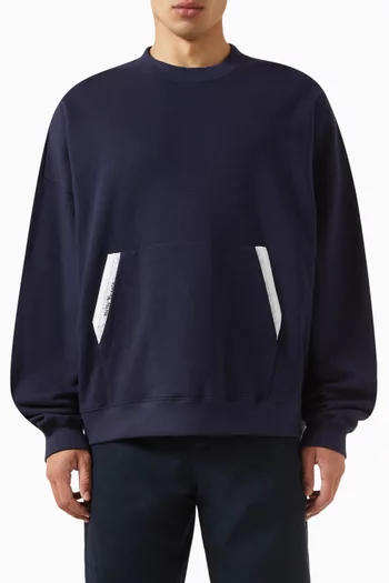 Sartorial Tape Sweatshirt in Cotton-fleece