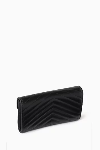 Cassandre Wallet in Matelassé Leather