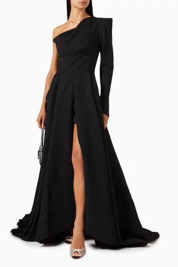 Audacity One-shoulder Gown
