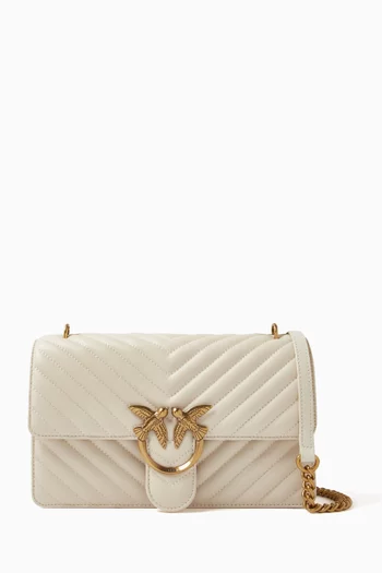 Love One Classic Crossbody Bag in Quilted Leather