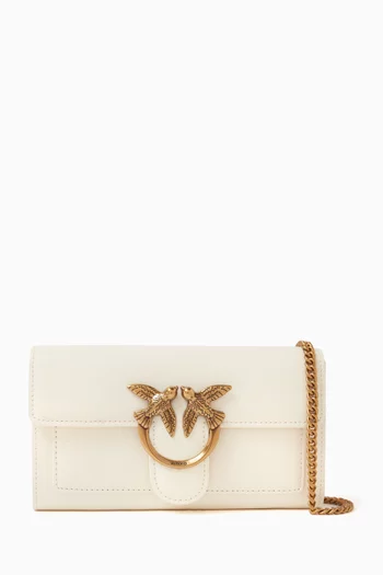Mini Love Icon Wallet Bag in Smooth Leather