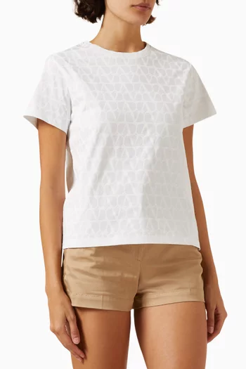 Valentino Toile Iconographe T-shirt in Cotton-jersey