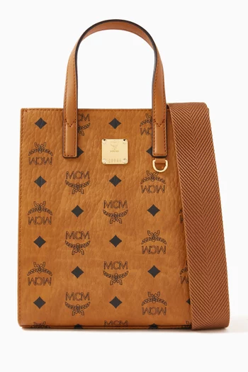 Mini Aren Tote Bag in Visetos Canvas