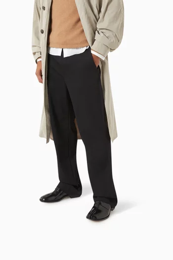 Tabi Split-Toe Loafers in Patent Leather