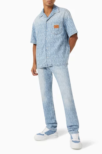 Logo Jeans in Denim