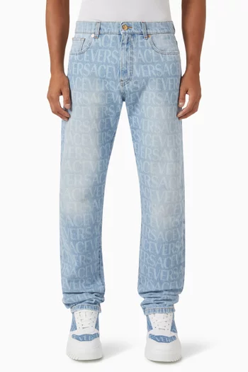 Logo Jeans in Denim