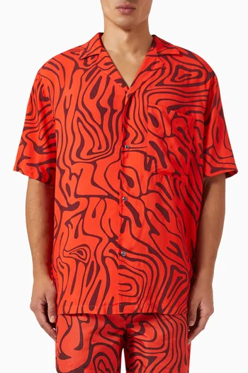 All-over Fluid Hawaii Shirt