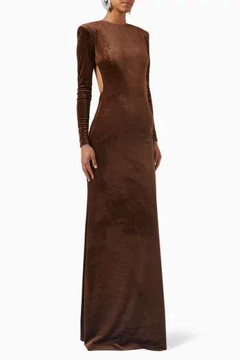 Emmanuelle Dress in Velvet