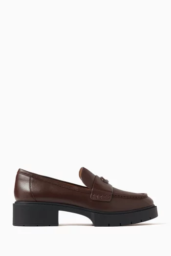 Leah Loafers in Smooth Leather