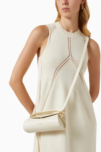 Cannolo Mini Top-handle Bag in Leather