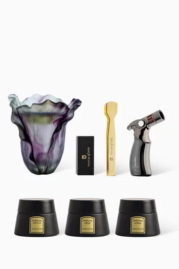 مجموعة هدايا مبخرة بتصميم كرنب بلون بنفسجي