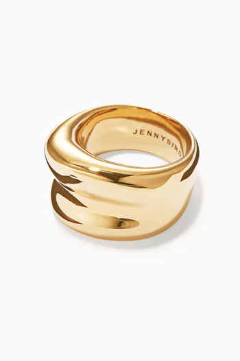 Viviana Ring in 14kt Gold-plated Brass