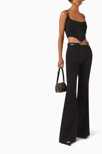 Medusa '95 Flared Pants in Wool-blend