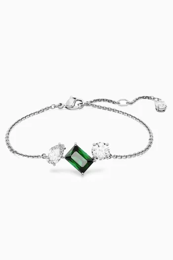 Mesmera Bracelet in Rhodium-plated Metal