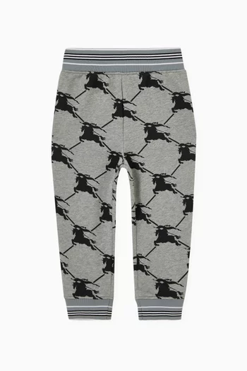 All-over Logo-print Sweatpants in Cotton