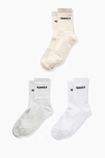 Logo Socks, Set of 3