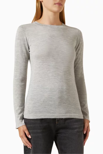 Sweater in Cashmere-silk