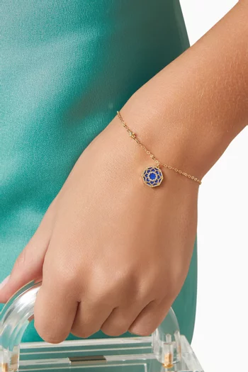 Amelia Marrakesh Mother of Pearl Bracelet in 18kt Yellow Gold
