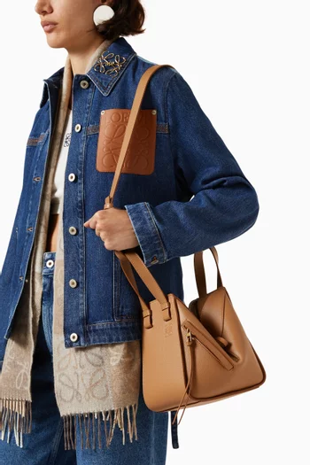 Compact Hammock Bag in Soft Grained Calfskin