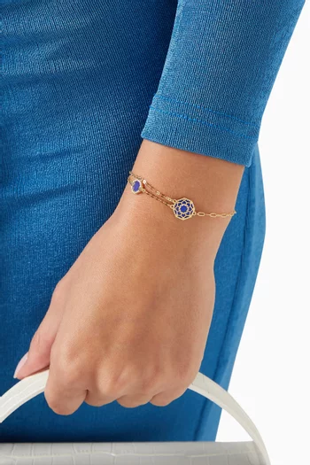 Amelia Marrakesh Mother of Pearl Bracelet in 18kt Yellow Gold