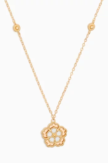 Farfasha Giardino Oro Necklace in 18kt Yellow & White Gold