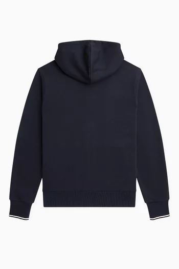 Front-zip Hoodie in Cotton