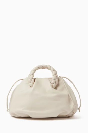 حقيبة كروس بومبون صغيرة جلد ماعز