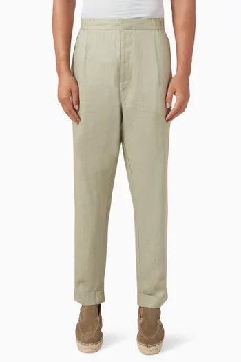 Trousers in Linen